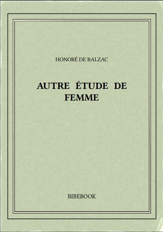 AUTRE ÉTUDE DE FEMME