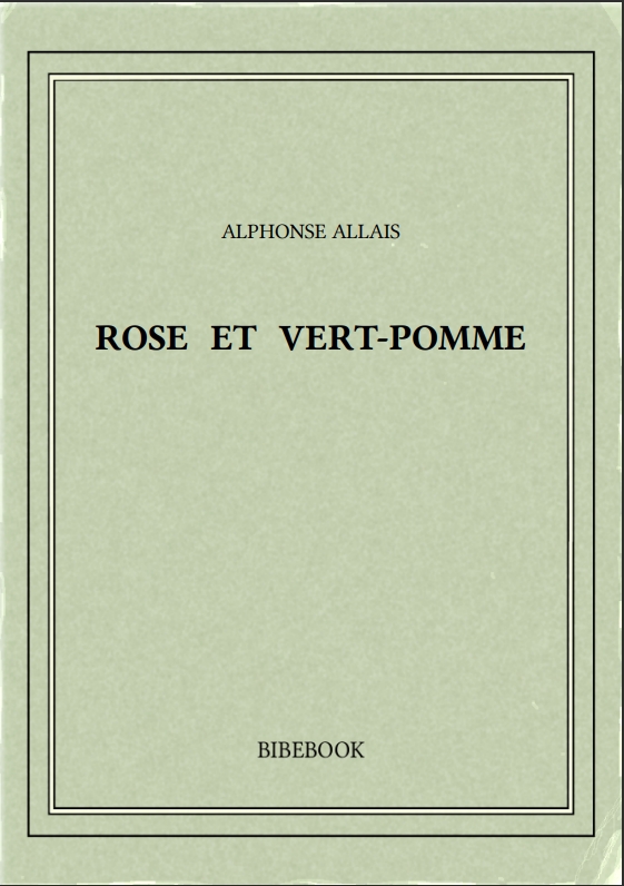 ROSE ET VERT-POMME