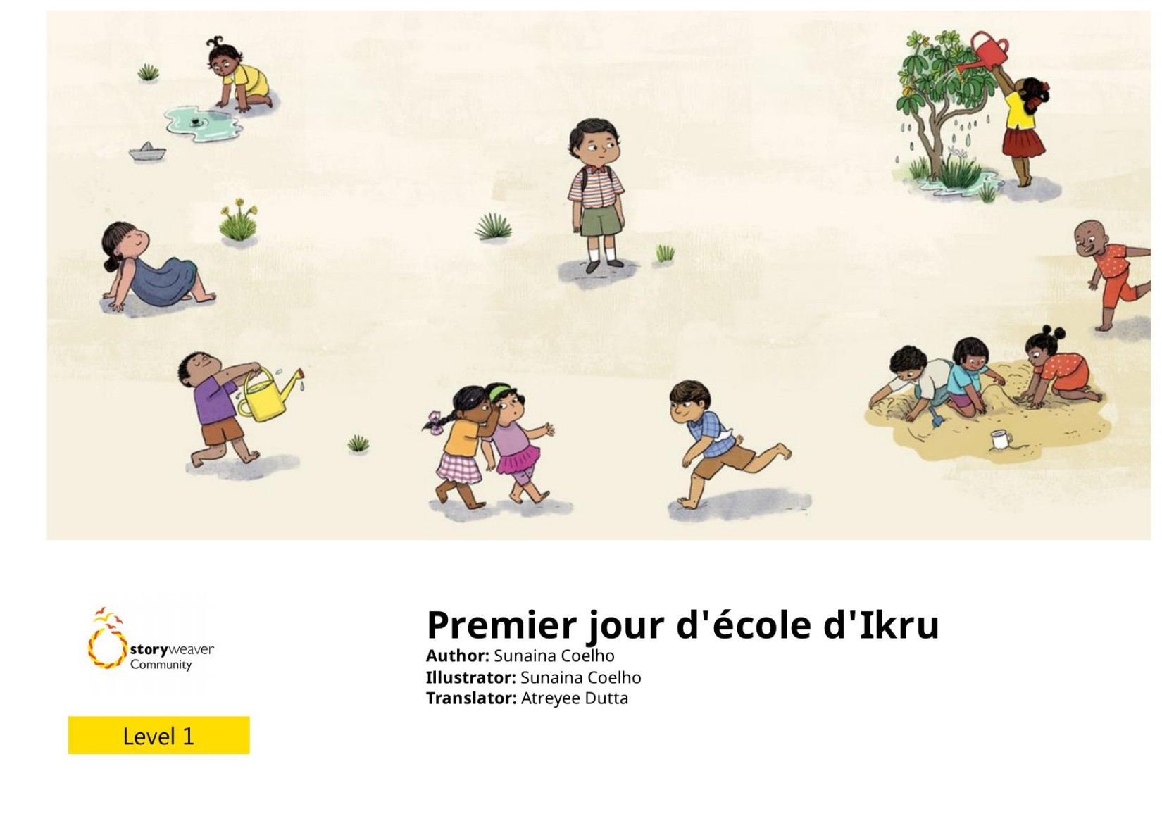 Premier jour d'école d'Ikru