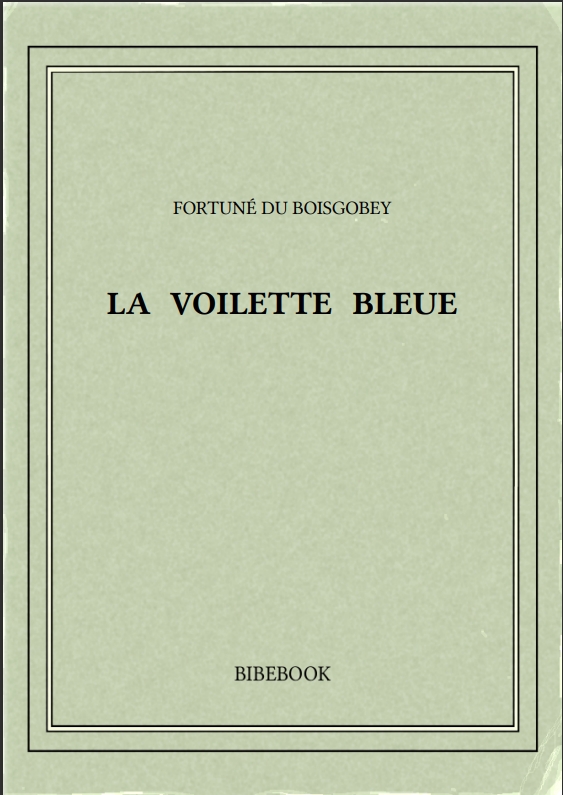 LA VOILETTE BLEUE