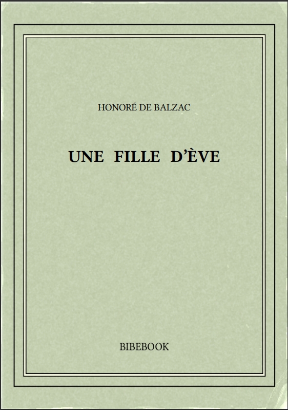 UNE FILLE D’ÈVE