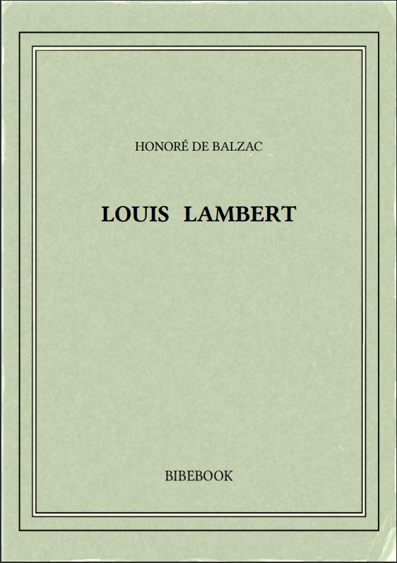 LOUIS LAMBERT