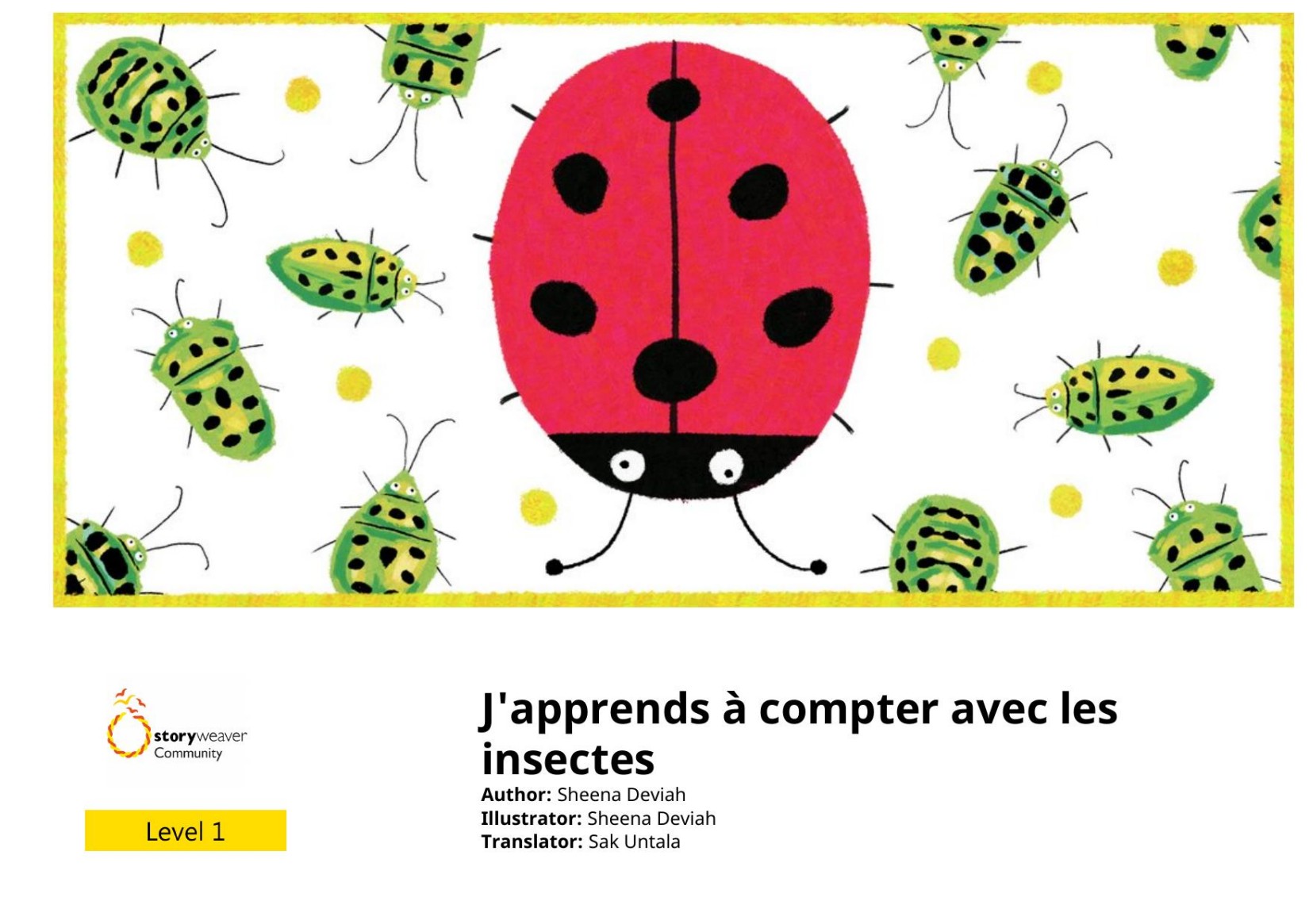 J'apprends à compter avec les insectes