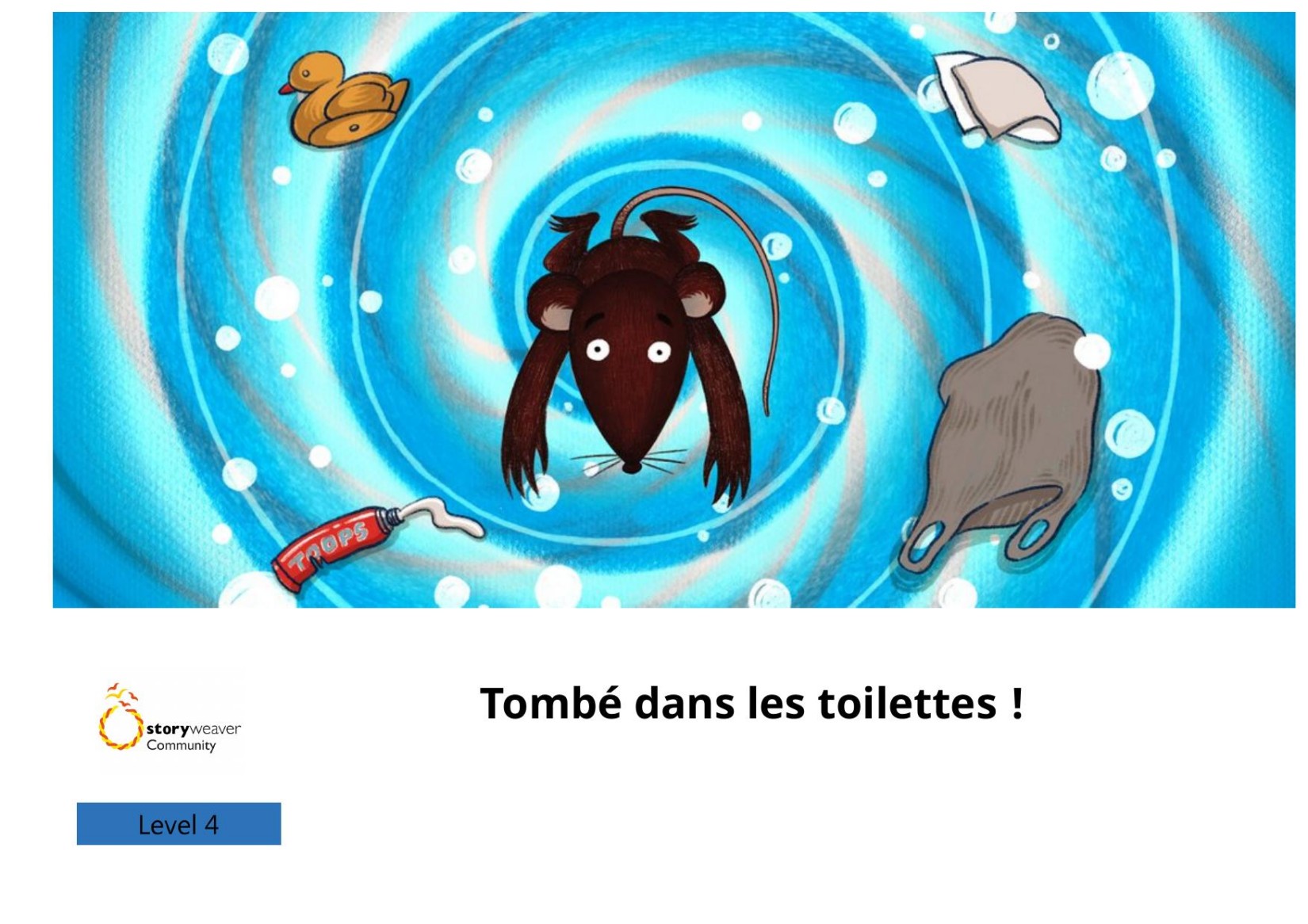 Tombé dans les toilettes !