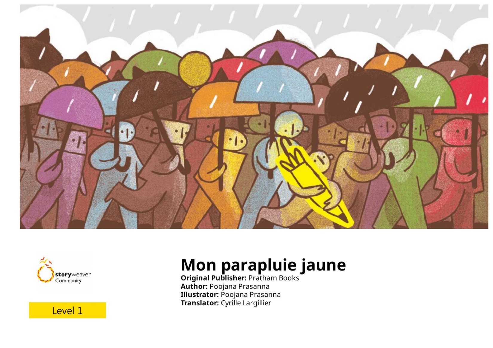 Mon parapluie jaune