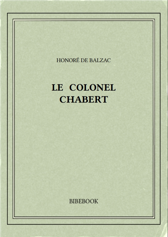 LE COLONEL CHABERT