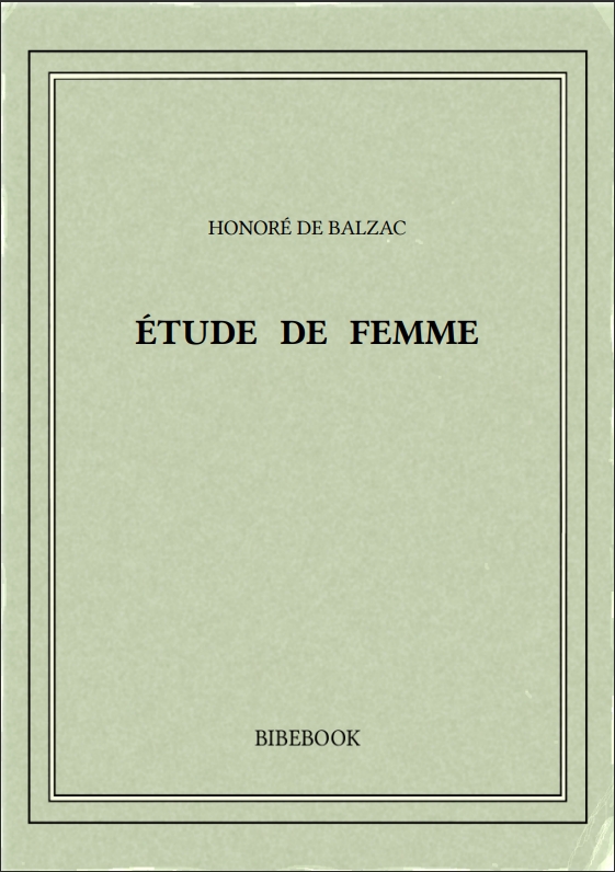 ÉTUDE DE FEMME