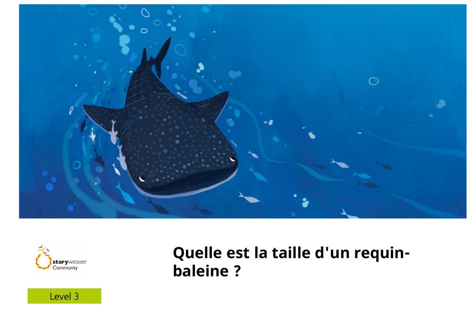 Quelle est la taille d'un requin-baleine ?